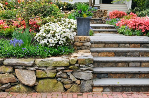 Stone Stairs Repair in Alpharetta