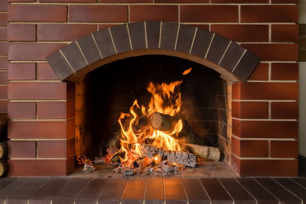 Brick Fireplace Installation in Alpharetta