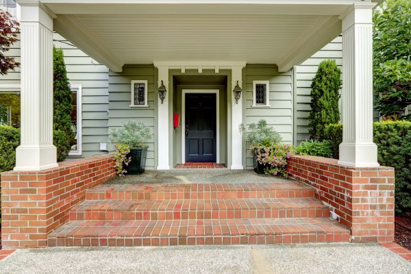 Front Porch Masonry Repair in Alpharetta