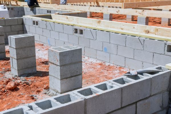Cement Block Installation in Alpharetta